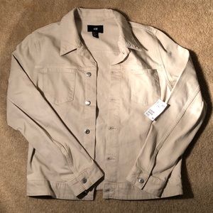 H&M Men’s Light Khaki Denim Jacket